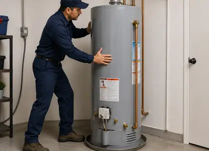 professional tankless install