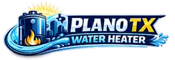 Plano water heater company logo