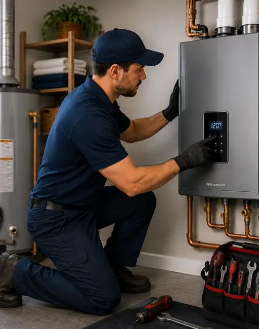 water heater upgrade service